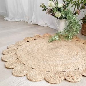 ALFOMBRA YUTE NATURAL SOL